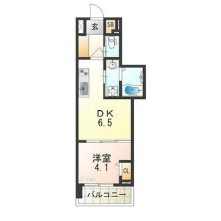 クローバー・グランデ我孫子【8階】の間取り