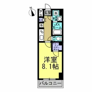 コントレイルりんくう常滑【7階】の間取り