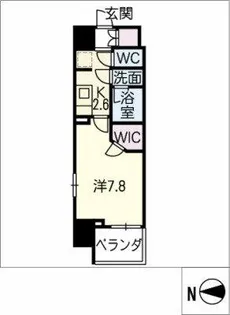 ブランシエスタ泉【9階】の間取り