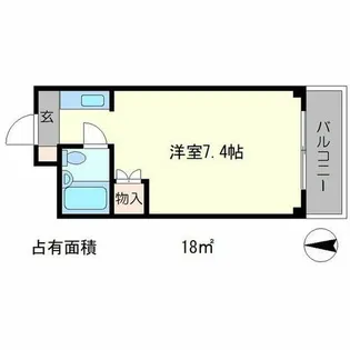 ハイツ葵【3階】の間取り