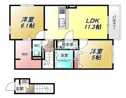 サンリットTF【1階】の間取り
