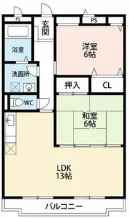 愛知県岡崎市小針町1丁目【マンション】の間取り