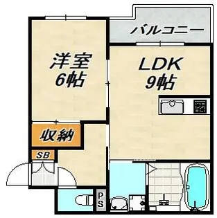 SY蓮宮通【1階】の間取り