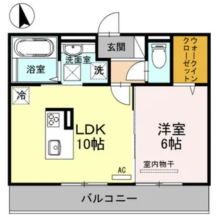 アルコ ウメキタⅤ【1階】の間取り