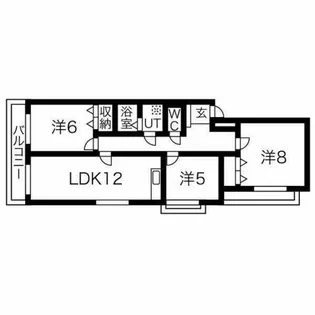 ベル覚王山【3階】の間取り