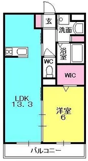 ペルルⅡ【1階】の間取り