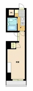 フラワープラザ【2-C号室】の間取り