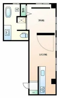 オルファームビル【5-B号室】の間取り