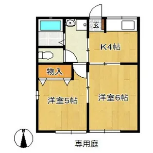 桜木館【1階】の間取り
