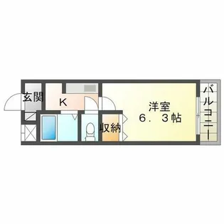 シーサイドSKYハイツ【1階】の間取り