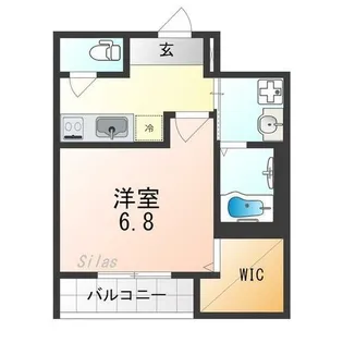 フジパレス三国ヶ丘ノース【1階】の間取り