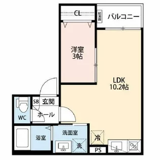 GRANDBLUE nagasukaⅡ【2階】の間取り