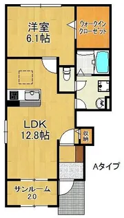 グラン コンチェルト【1階】の間取り
