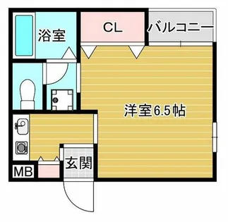 ハイツサンマルク【1階】の間取り