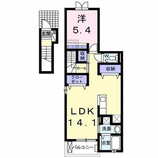 カレントⅢ【2階】の間取り