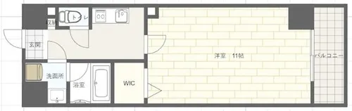 ル・シエル呉服町【6階】の間取り