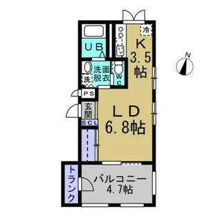 Plateado【2階】の間取り