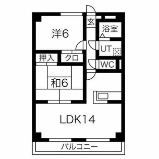 アピオン【6階】の間取り
