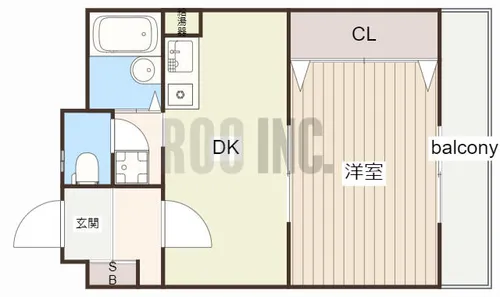 ファーストイン夢前川駅前【503号室】の間取り