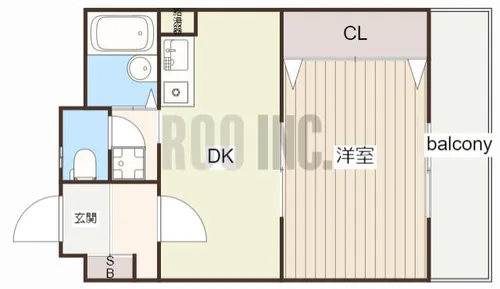 ファーストイン夢前川駅前【502号室】の間取り