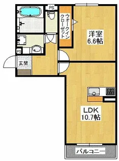 クリサンテーモ【2階】の間取り
