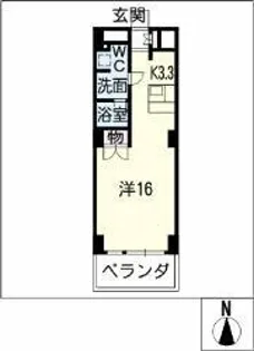 スクエア名駅南【4階】の間取り