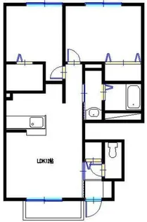 コンフォートテクノIII【1階】の間取り