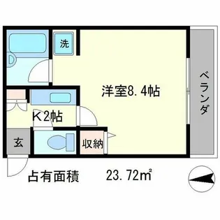 ランシング【2階】の間取り