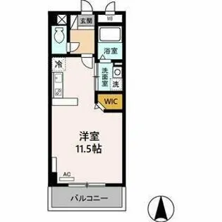 Park Front Nakamura【5階】の間取り