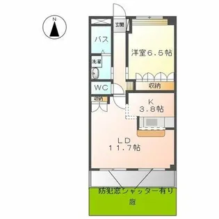 グランドステージ【106号室】の間取り