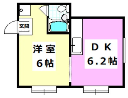 レナジア摂津【1階】の間取り