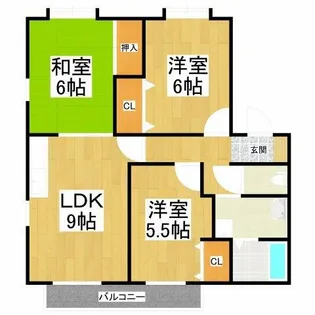 ディアス千代田【2階】の間取り