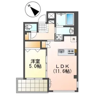 ナスタチウム【1階】の間取り