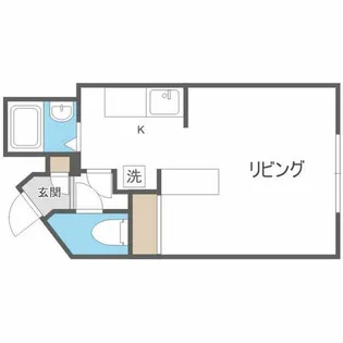 アルファアパル大倉【4階】の間取り