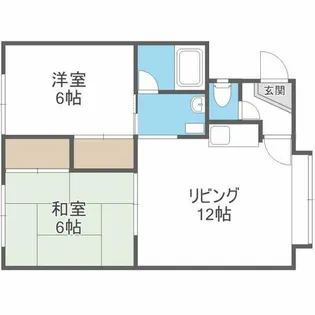 コーポ50【2階】の間取り