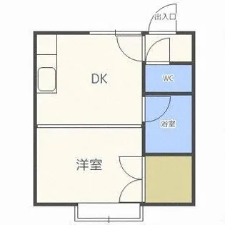 M・NハイツⅢ【3階】の間取り