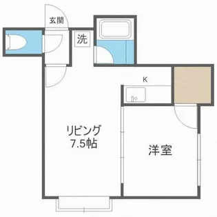 アンファン47【203号室】の間取り