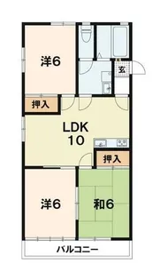 アクティ唐崎【106号室】の間取り
