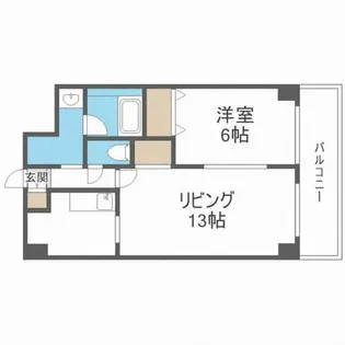 FITビル【206号室】の間取り