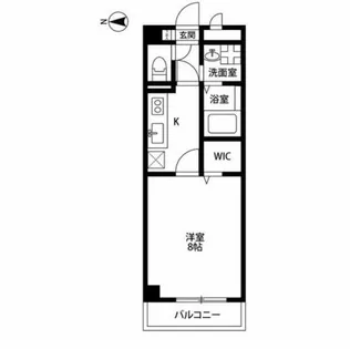 アンプルールフェールバレルコート【2階】の間取り