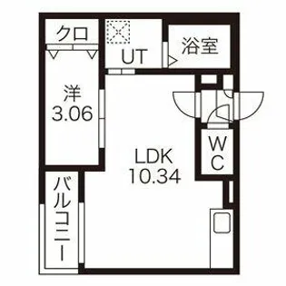 Warren kanseiⅡ【3階】の間取り