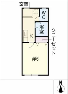 アイリーハイツ富士(大府市)【1階】の間取り