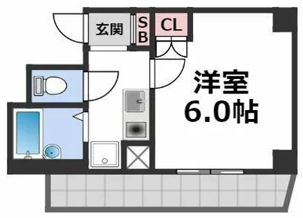 カーサパスコロ【8階】の間取り