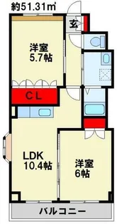 Slow Hand壱番館【208号室】の間取り