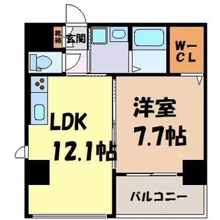 BERG IZUMI【3階】の間取り