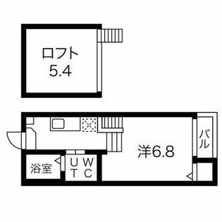 プランドル・メゾン【1階】の間取り