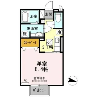 プランドール【1階】の間取り