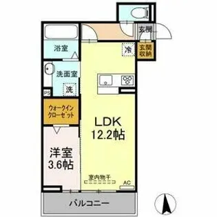 ラウレア【2階】の間取り