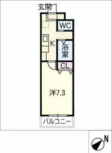 A・City志段味【3階】の間取り