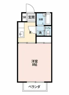 恵一番館【L号室】の間取り